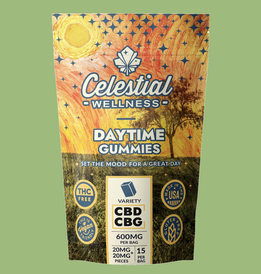 Celestial Wellness | Daytime Gummies (CBD, CBG)
