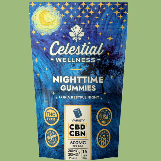 Celestial Wellness | Nighttime Gummies (CBD, CBN)